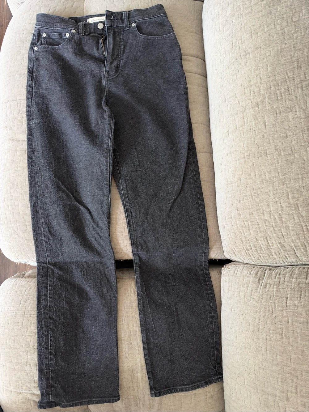 Madewell ‘90s Straight Jeans - Black Denim - Size 27